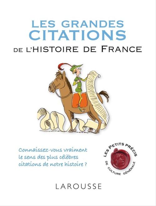 ebook cover of Les grandes citations de l'histoire de France, by Renaud Thomazo