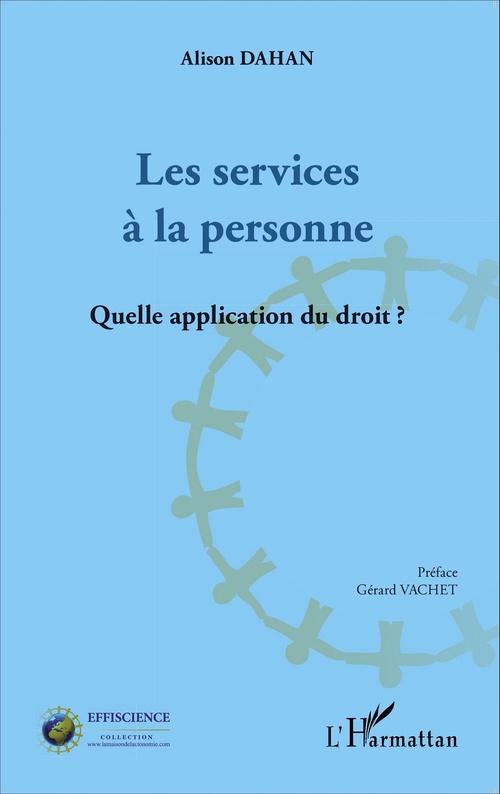 Couverture ebook de Les services à la personne, de Alison Dahan
