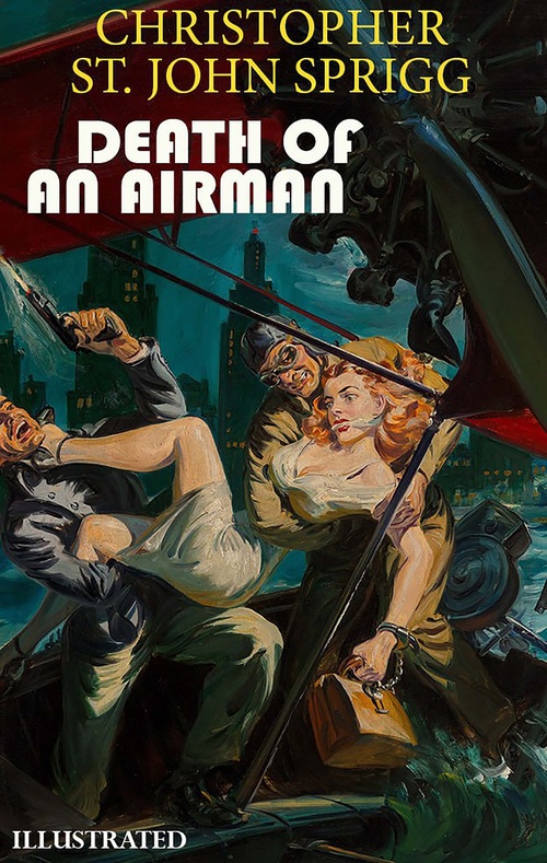 ebook cover of Death of an Airman. Illustrated, by Christopher St. John Sprigg
