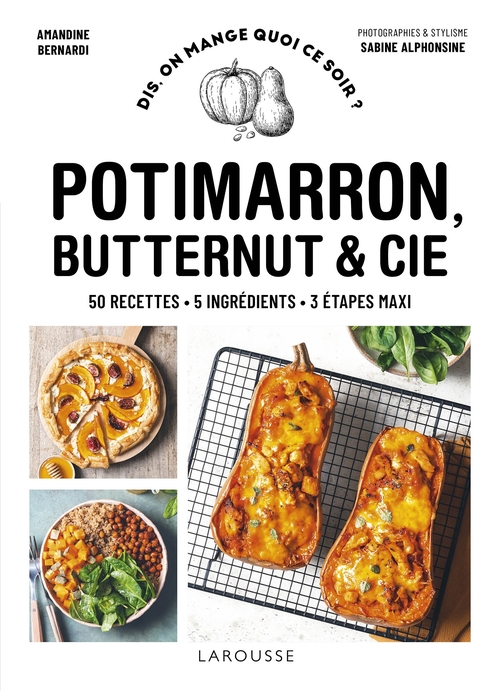 Couverture ebook de Potimarron, butternut et cie, de Amandine Bernardi
