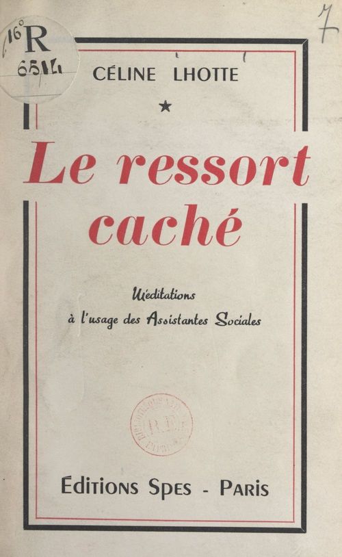 Couverture ebook de Le ressort caché, de Celine Lhotte