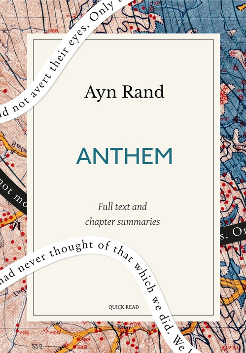 ebook cover of Anthem: A Quick Read edition, by Ayn Rand, Quick Read