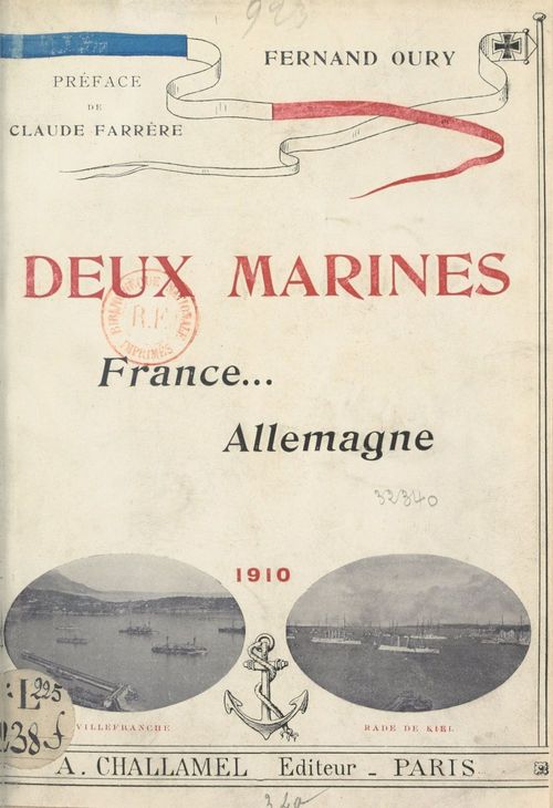 ebook cover of Deux marines, by Fernand Oury