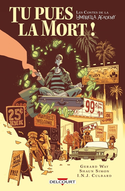 Couverture ebook de Les Contes de la Umbrella Academy - Tu pues la mort !, de Gerard WAY