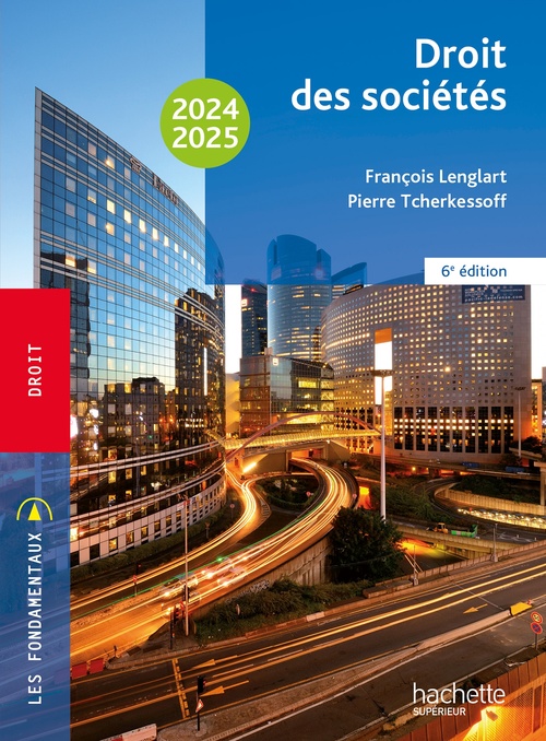 Couverture ebook de Fondamentaux  - Droit des sociétés 2024-2025, de François Lenglart, Pierre Tcherkessoff
