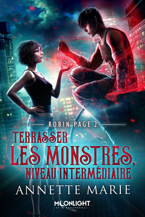 Couverture ebook de Terrasser les monstres, niveau intermédiaire, de Annette Marie