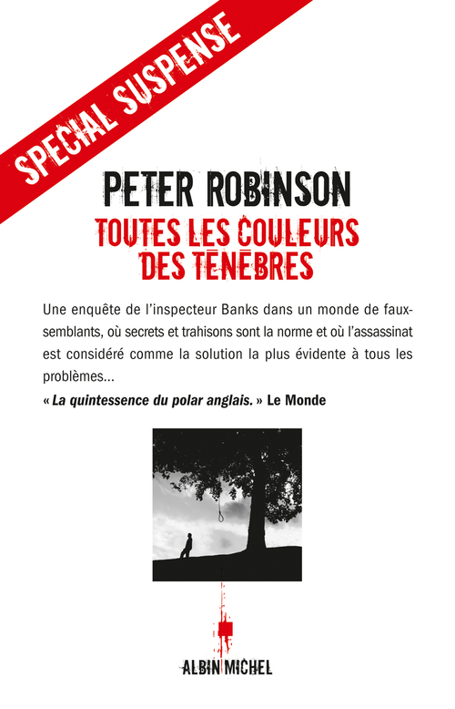 ebook cover of Toutes les couleurs des ténèbres, by Peter Robinson