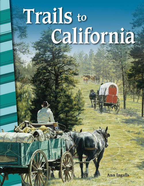 ebook cover of Trails to California, by Ann Ingalls