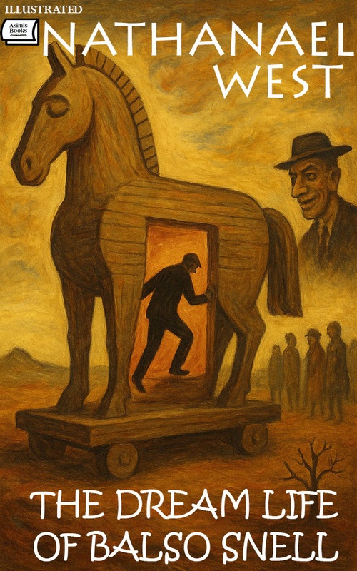 ebook cover of The Dream Life of Balso Snell. Illustrated, by Nathanael West
