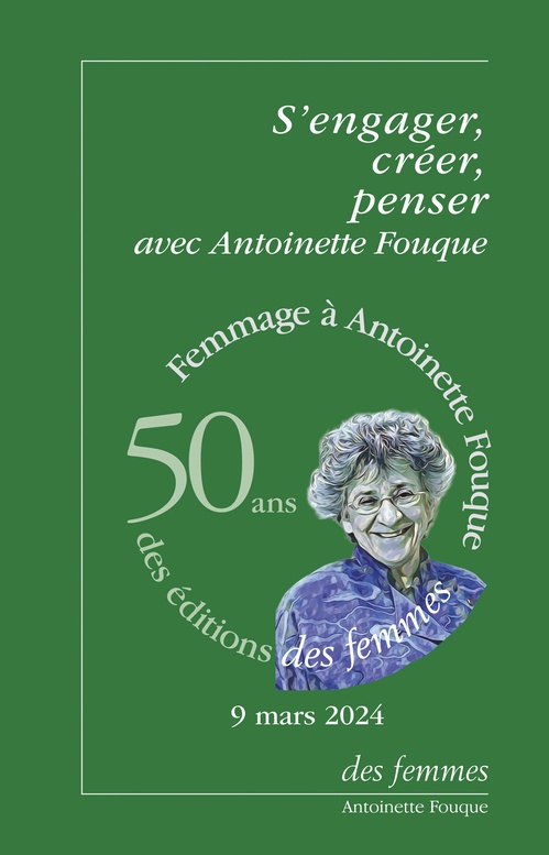 Couverture ebook de S'engager, créer, penser avec Antoinette Fouque, de Collectif
