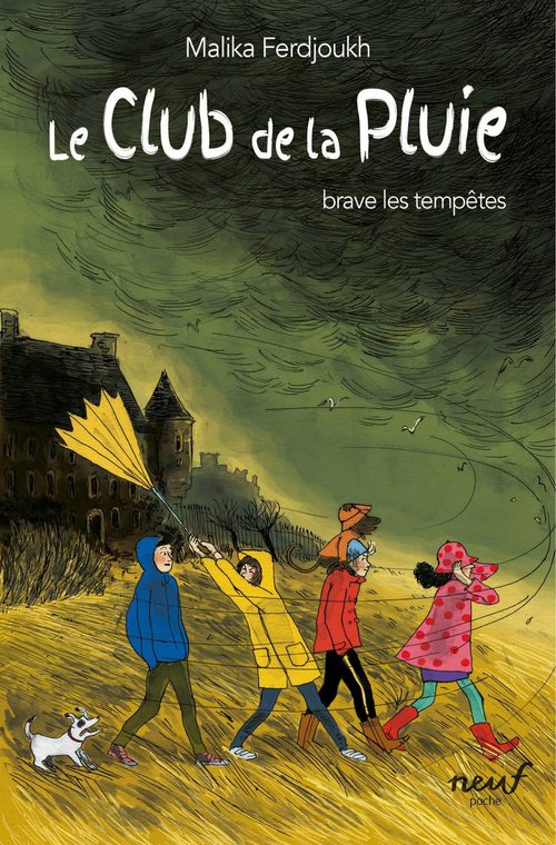 Couverture ebook de Le club de la pluie brave les tempêtes, de Cati Baur, Malika Ferdjoukh
