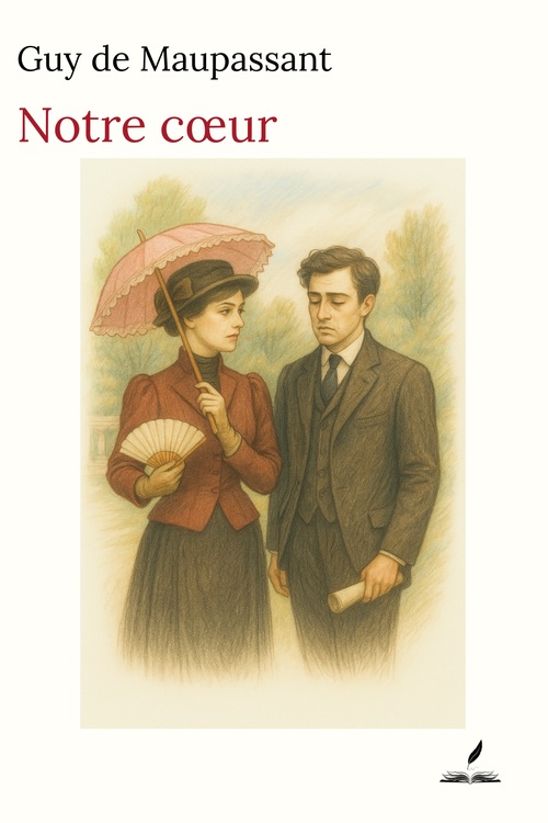 ebook cover of Notre coeur, by Guy de Maupassant