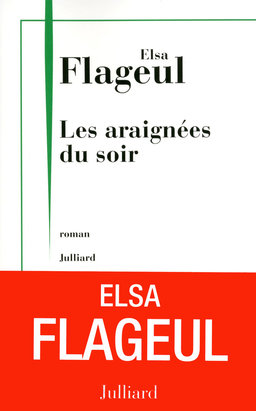 ebook cover of Les araignées du soir, by Elsa Flageul