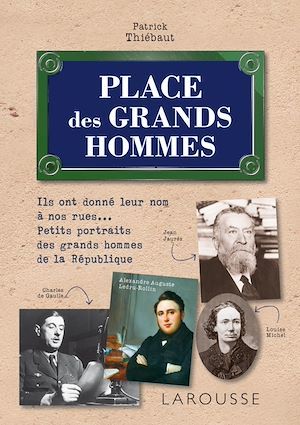 Couverture ebook de Place des grands hommes, de Patrick Thiébaut