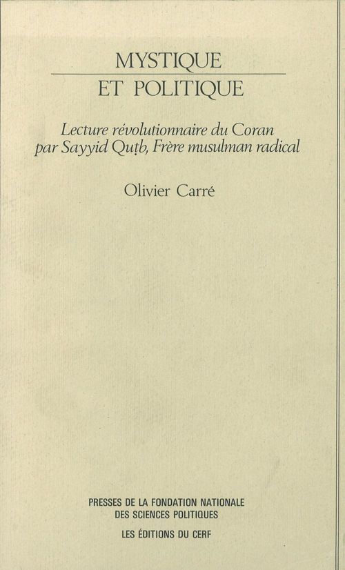 ebook cover of Mystique et politique, by Olivier Carré