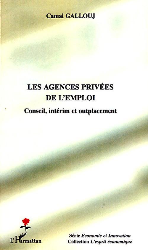 Couverture ebook de Les agences privées de l'emploi, de Camal Gallouj