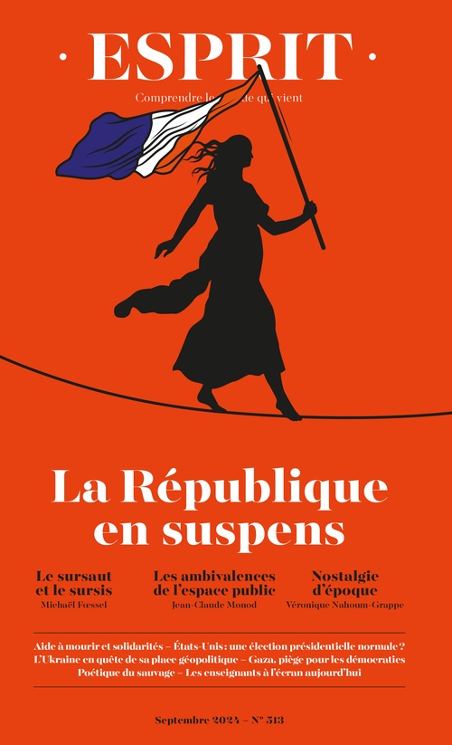 Couverture ebook de Esprit - La République en suspens, de Collectif