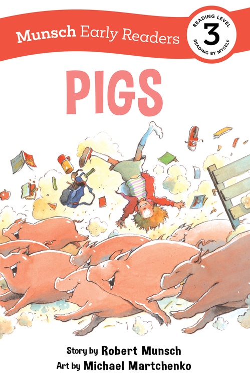Couverture ebook de Pigs Early Reader, de Robert Munsch