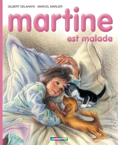 Couverture ebook de Martine est malade, de Gilbert Delahaye, Marcel Marlier