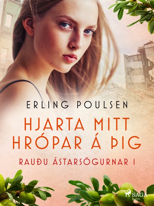 ebook cover of Hjarta mitt hrópar á þig (Rauðu ástarsögurnar 1), by Erling Poulsen