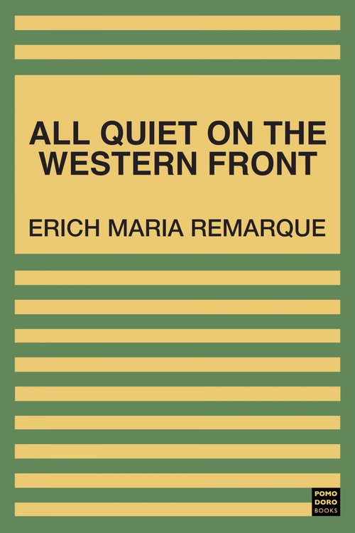 ebook cover of All Quiet on the Western Front, by Erich Maria Remarque