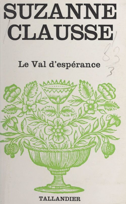 Couverture ebook de Le Val d'espérance, de Suzanne Clausse