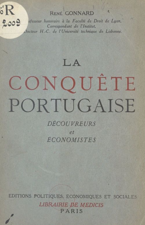 Couverture ebook de La conquête portugaise, de Rene Gonnard