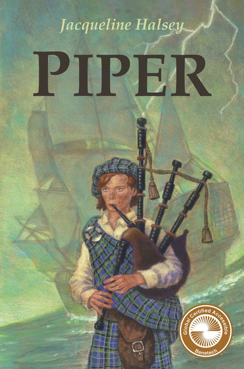 Couverture ebook de Piper, de Jacqueline Halsey