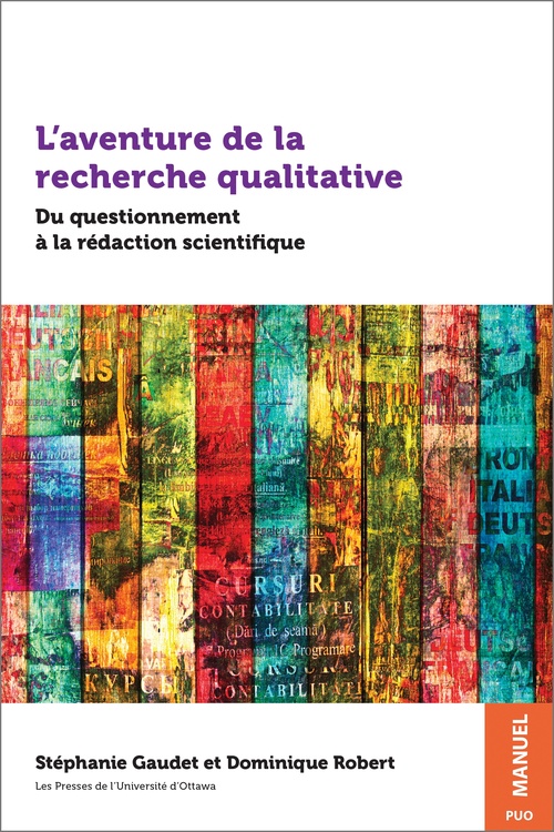 ebook cover of L´aventure de la recherche qualitative, by Stéphanie Gaudet, Dominique Robert
