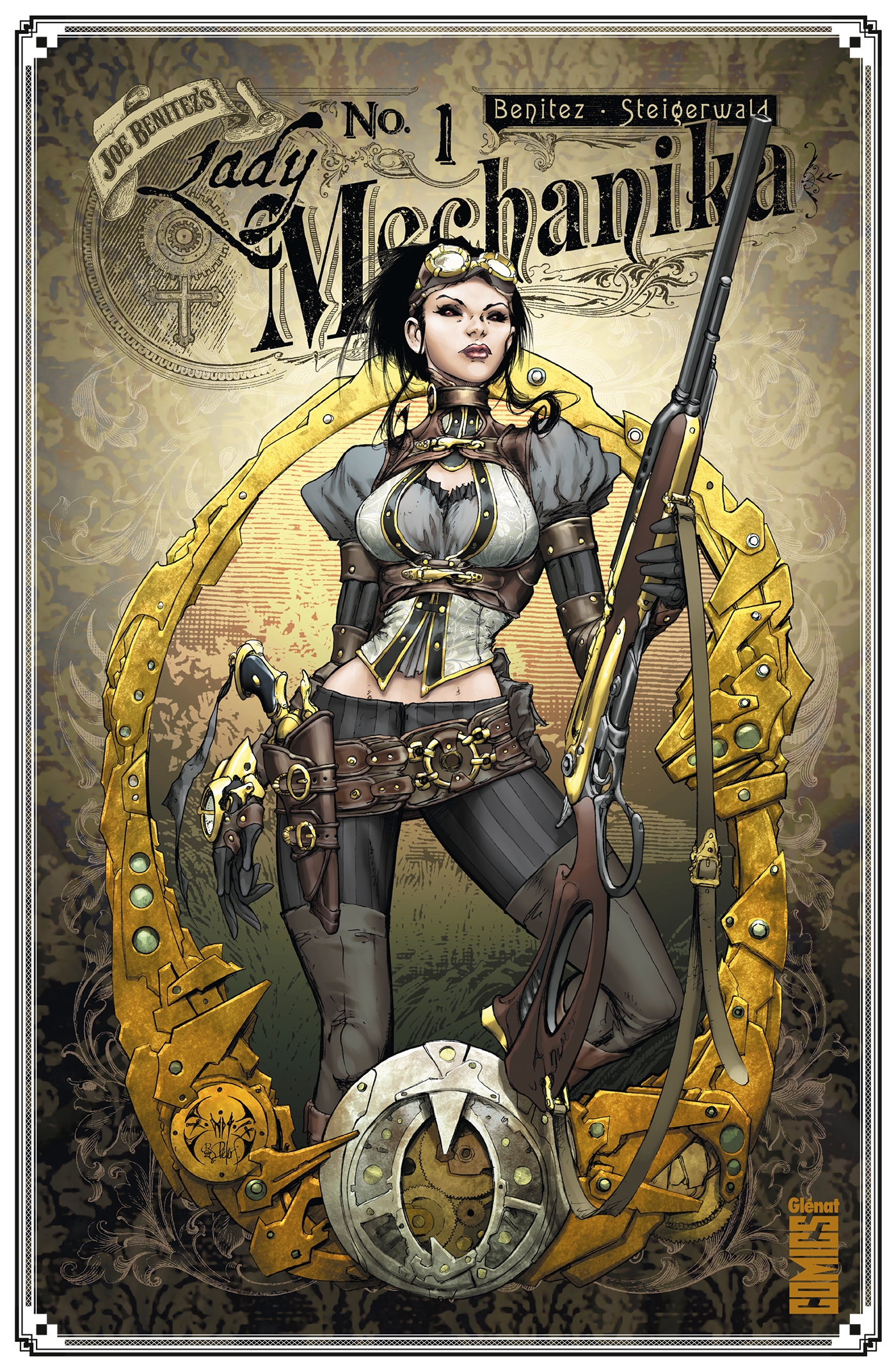 Couverture ebook de Lady Mechanika - Tome 01, de Joe Benitez