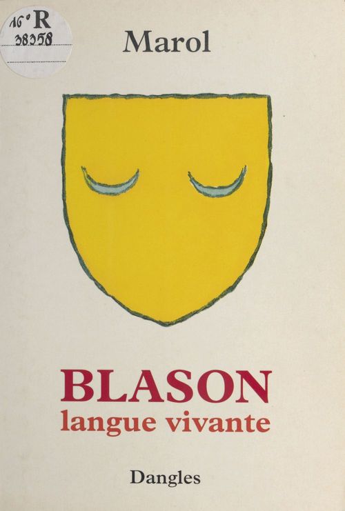 Couverture ebook de Blason : langue vivante, de
