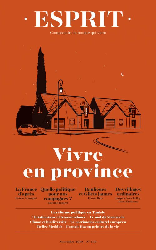 ebook cover of Esprit novembre 2019 Vivre en province, by Esprit