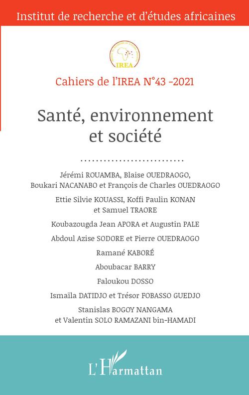 ebook cover of Santé, environnement et société, by Cahiers De L'Irea