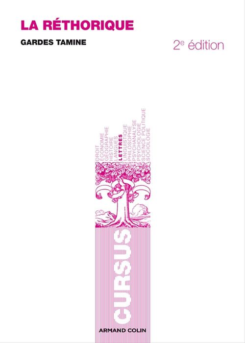 Couverture ebook de La rhétorique, de Joëlle Gardes