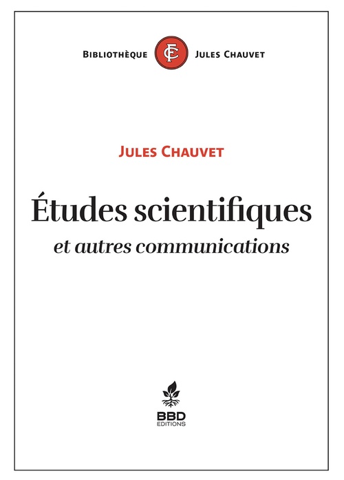 Couverture ebook de Études scientifiques et autres communications, de Jules Chauvet