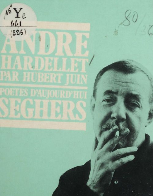 ebook cover of André Hardellet, by Hubert Juin