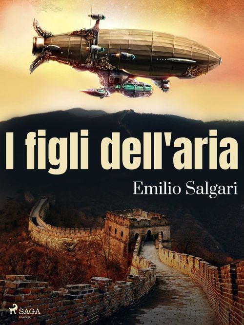 ebook cover of I figli dell'aria, by Emilio Salgari