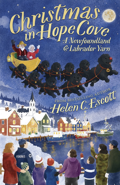 Couverture ebook de Christmas in Hope Cove, de Helen C. Escott