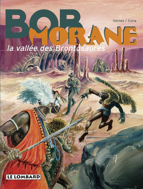 ebook cover of Bob Morane - Tome 32 - La Vallée des brontosaures, by Vernes