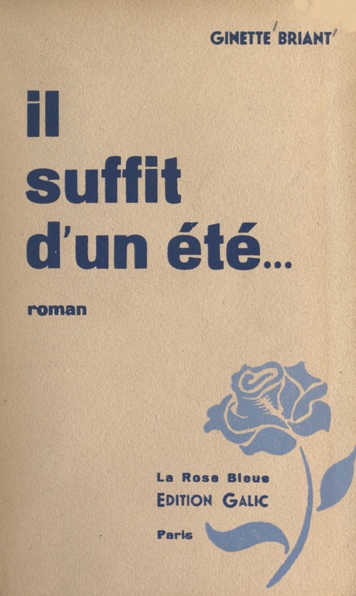 Couverture ebook de Il suffit d'un été..., de Ginette Briant