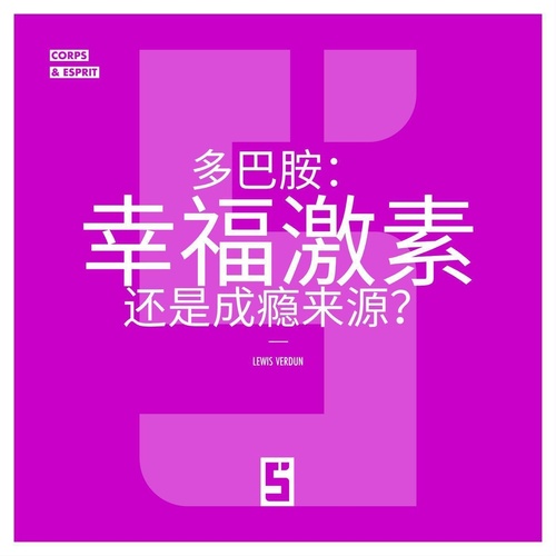 Couverture ebook de La dopamine, hormone du bonheur ou de l'addiction ? (version chinois mandarin), de Léwis Verdun