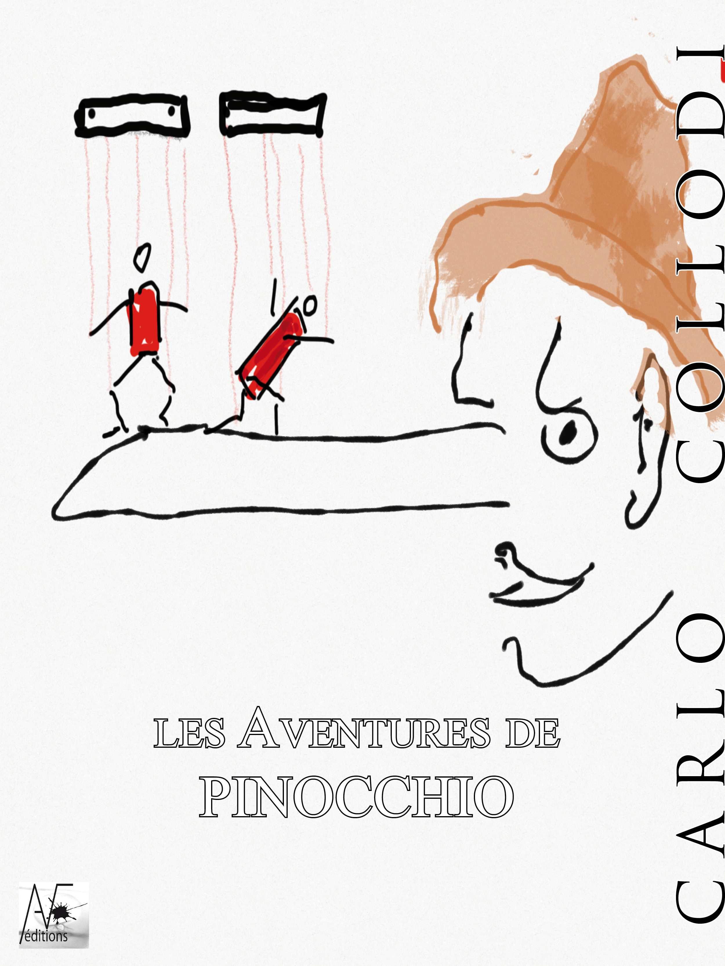 ebook cover of Les Aventures de Pinocchio, by Carlo Collodi