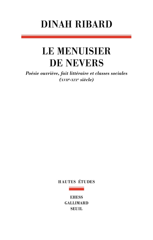 Couverture ebook de Le Menuisier de Nevers, de Dinah Ribard