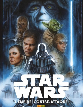 ebook cover of Star Wars Episode V, by Leigh Brackett, Archie Goodwin, Al Williamson