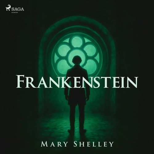 audiobook cover of Frankenstein, by Mary Shelley
