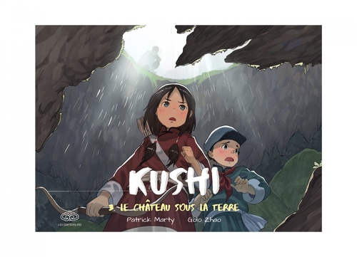 Couverture ebook de Kushi - Tome 3 - La château sous la terre, de Patrick Marty, Golo Zhao