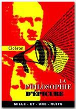 ebook cover of La Philosophie d'Épicure, by Cicéron