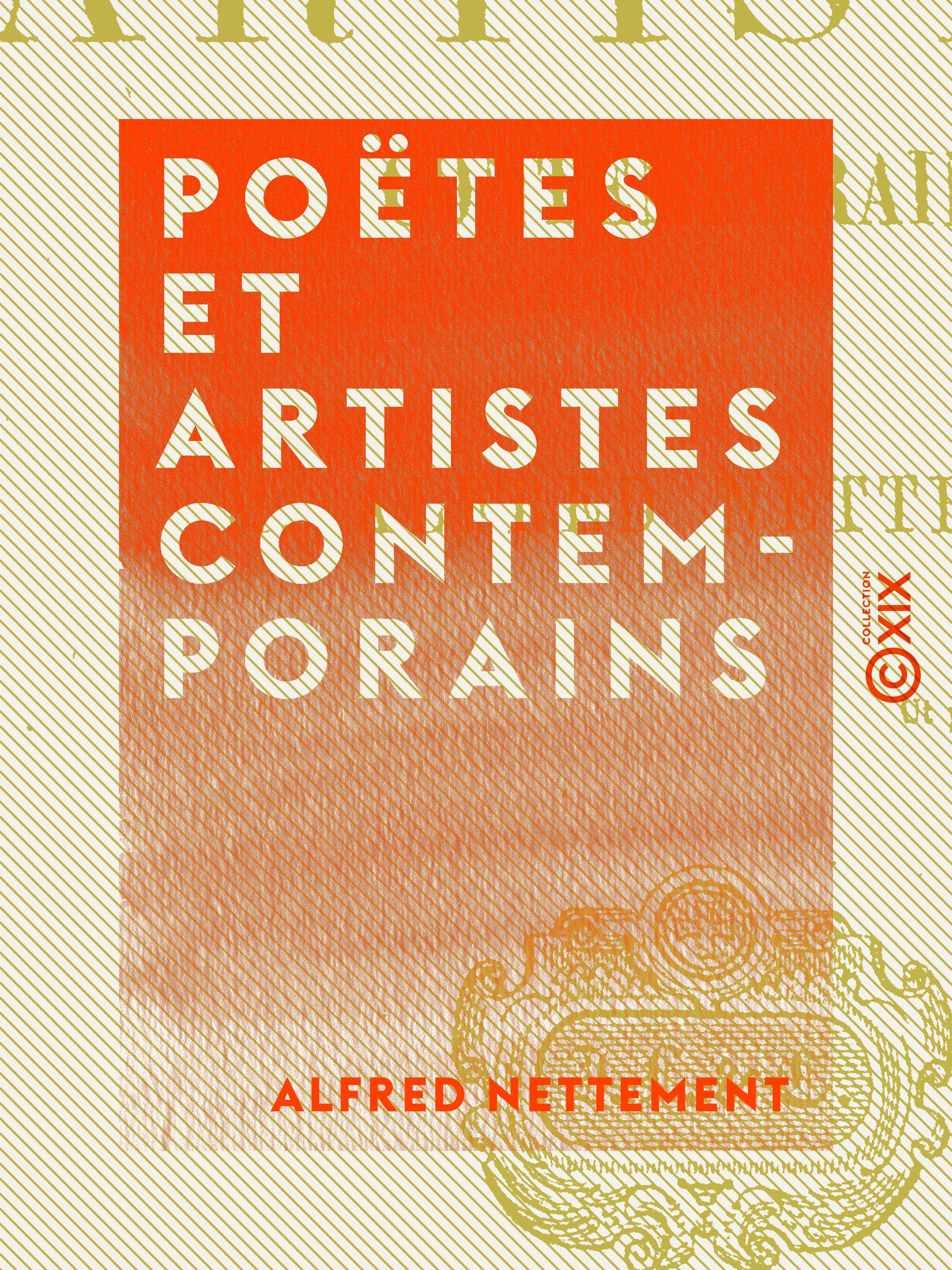Couverture ebook de Poëtes et artistes contemporains, de Alfred Nettement
