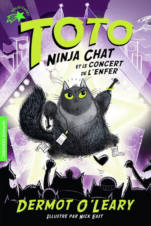 ebook cover of Toto Ninja chat (Tome 3) - Toto Ninja chat  et le concert de l'enfer, by Dermot O'Leary