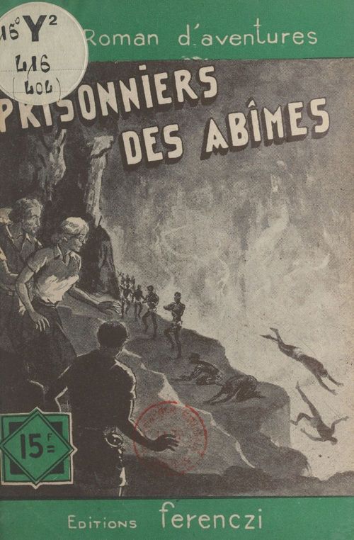 ebook cover of Prisonniers des abîmes, by Raoul Borjack